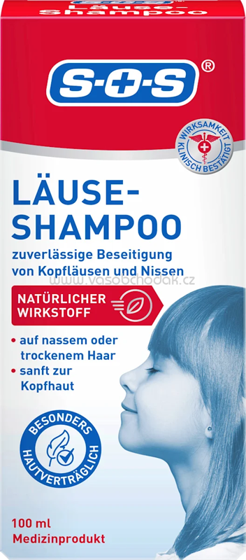 SOS Läuse Shampoo, 100 ml