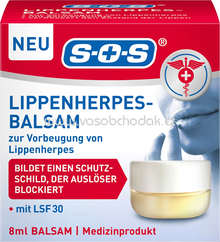 SOS Lippenherpes Balsam, 8 ml