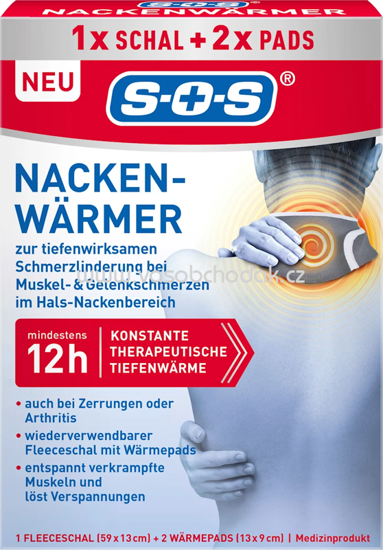 SOS Nackenwärmer + Schal, 2 St SOS Nackenwärmer + Schal, 2 St