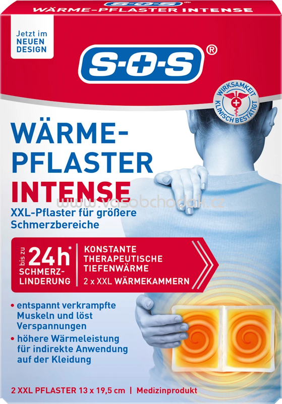 SOS Wärme-Pflaster Intense, 2 St SOS Wärme-Pflaster Intense, 2 St