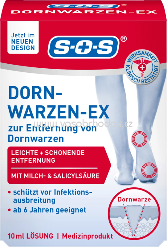 SOS Warzen Entferner Dornwarzen-Ex, 10 ml
