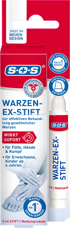 SOS Warzen Entferner Stift, Warzen-Ex, 1 St