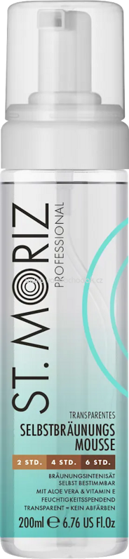 St. Moriz Selbstbräuner Mousse transparent, 200 ml St. Moriz Selbstbräuner Mousse transparent, 200 ml