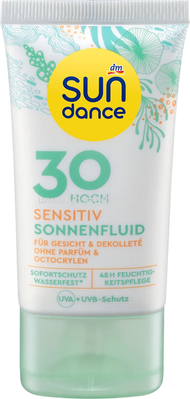 SUNDANCE Sonnenfluid Gesicht sensitiv LSF 30, 50ml
