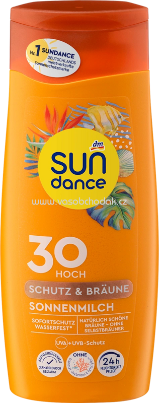 SUNDANCE Sonnenmilch Schutz & Bräune, LSF 30, 200 ml SUNDANCE Sonnenmilch Schutz & Bräune, LSF 30, 200 ml