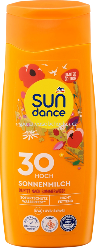 SUNDANCE Sonnenmilch Sommerwiese LSF 30, 200 ml SUNDANCE Sonnenmilch Sommerwiese LSF 30, 200 ml