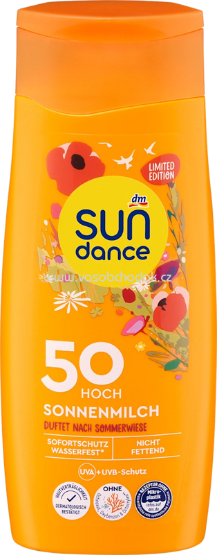 SUNDANCE Sonnenmilch Sommerwiese LSF 50, 200 ml SUNDANCE Sonnenmilch Sommerwiese LSF 50, 200 ml