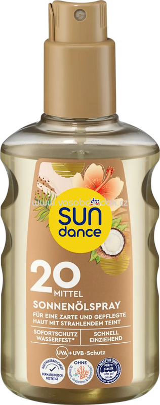SUNDANCE Sonnenölspray LSF 20, 200 ml SUNDANCE Sonnenölspray LSF 20, 200 ml