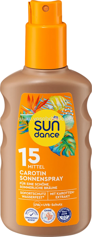 SUNDANCE Sonnenspray Carotin LSF 15, 200 ml SUNDANCE Sonnenspray Carotin LSF 15, 200 ml