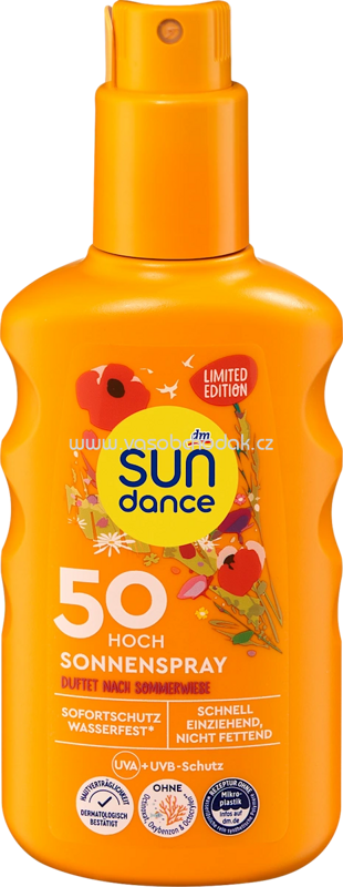 SUNDANCE Sonnenspray Sommerwiese LSF 50, 200 ml