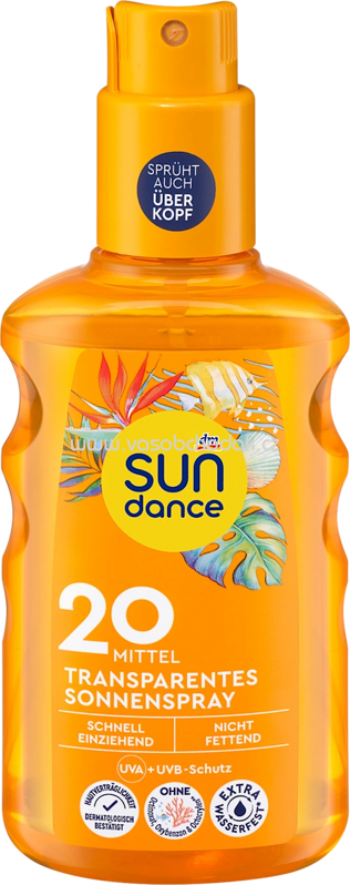 SUNDANCE Sonnenspray transparent LSF 20, 200 ml