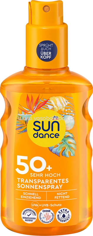 SUNDANCE Sonnenspray transparent LSF 50+, 200 ml SUNDANCE Sonnenspray transparent LSF 50+, 200 ml