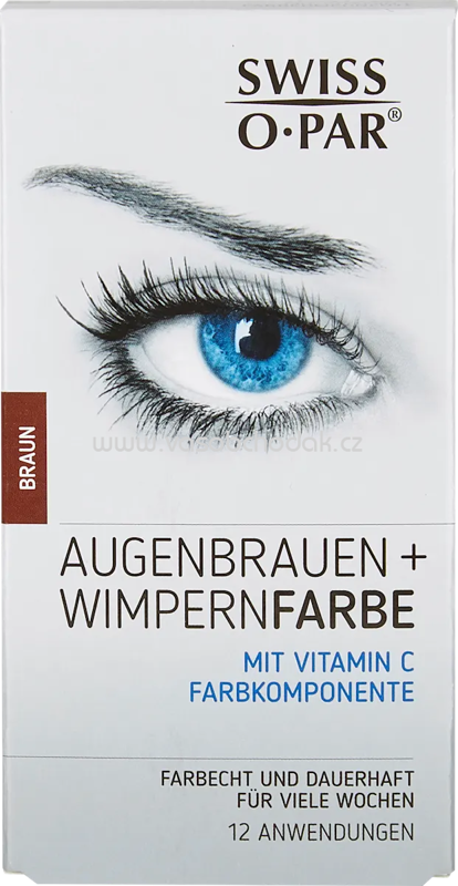 Swiss-o-Par Augenbrauen- und Wimpernfarbe Braun, 1 St Swiss-o-Par Augenbrauen- und Wimpernfarbe Braun, 1 St