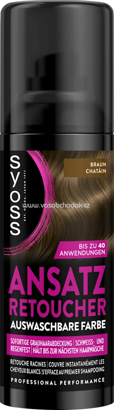 Syoss Ansatz Retoucher Braun, 120 ml