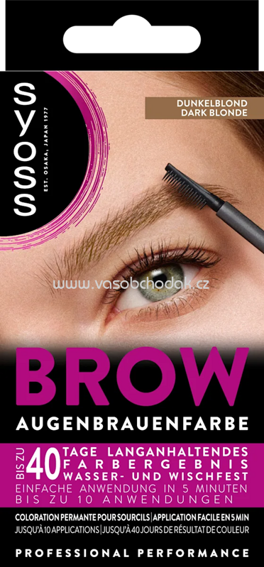 Syoss Augenbrauenfarbe Dunkelblond 6-1, 17 ml