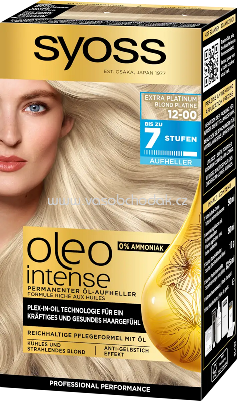 Syoss Oleo Intense Haare Aufheller 12-00 Extra Platinum, 1 St