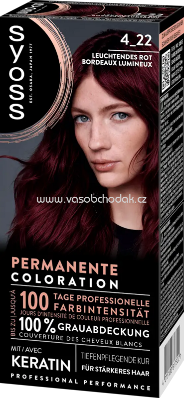 Syoss Haarfarbe 4_22 Leuchtendes Rot, 1 St