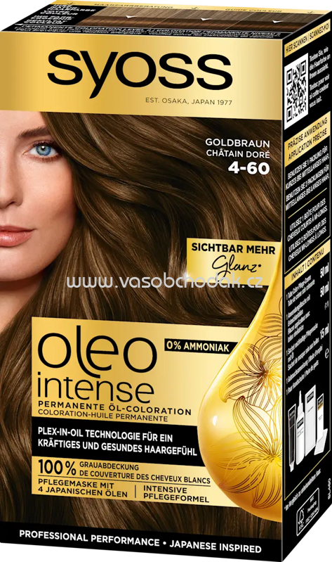 Syoss Oleo Intense Haarfarbe 4-60 Goldbraun, 1 St