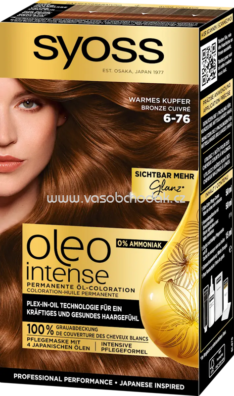 Syoss Oleo Intense Haarfarbe 6-76 Warmes Kupfer, 1 St