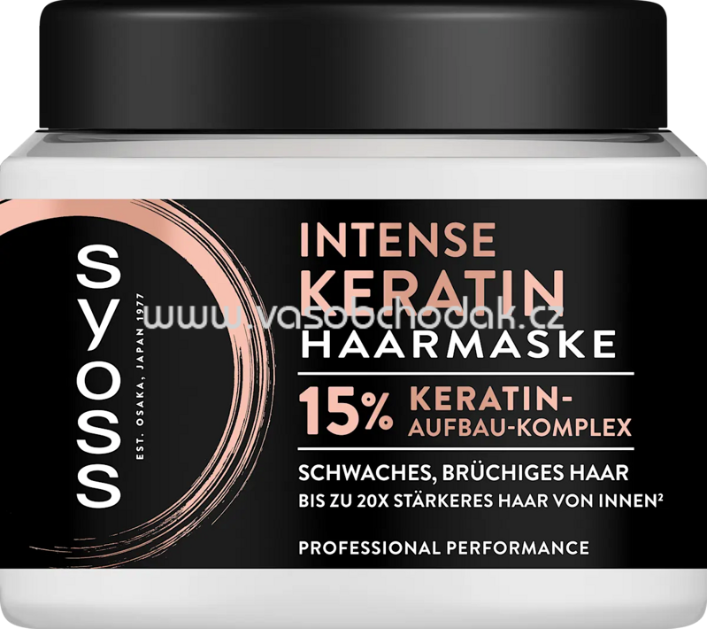 Syoss Haarmaske Intense Keratin, 400 ml