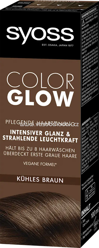 Syoss Haartönung Color Glow Kühles Braun, 100 ml