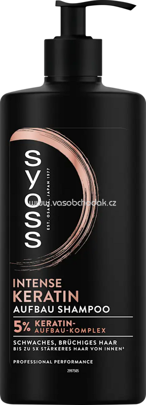 Syoss Shampoo Intense Keratin, 440 ml