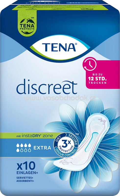 TENA discreet Einlagen Inkontinenz Extra, 10 St TENA discreet Einlagen Inkontinenz Extra, 10 St