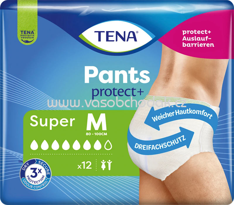 TENA Pants Inkontinenz Super Gr. M, 12 St TENA Pants Inkontinenz Super Gr. M, 12 St
