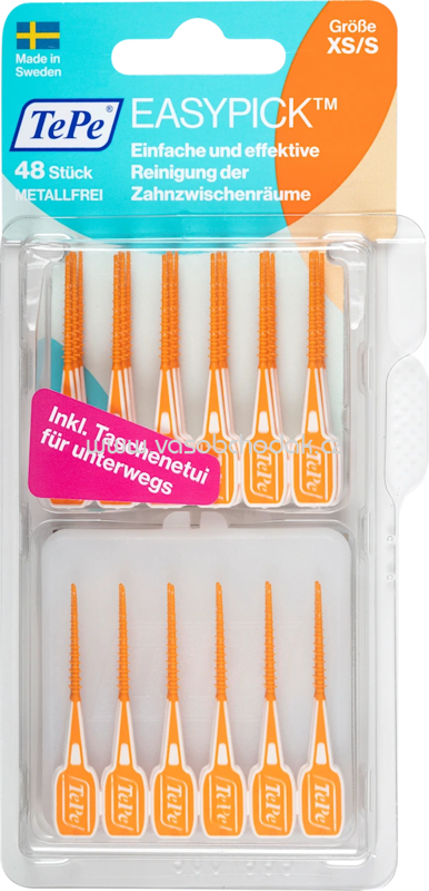 TePe Interdentalpicks Easypick Gr. XS/S, 48 St TePe Interdentalpicks Easypick Gr. XS/S, 48 St