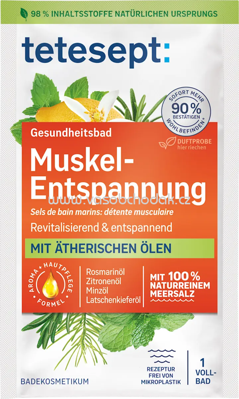tetesept Badesalz Muskel-Entspannung, 80 g tetesept Badesalz Muskel-Entspannung, 80 g