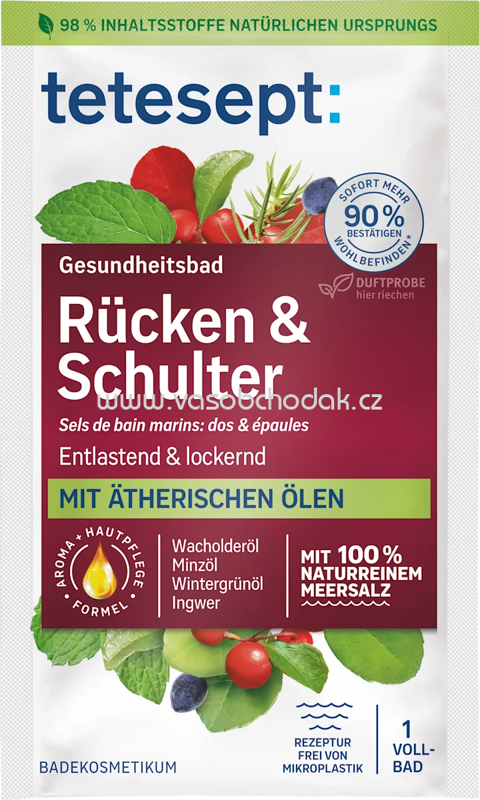 tetesept Badesalz Rücken & Schulter, 80 g tetesept Badesalz Rücken & Schulter, 80 g