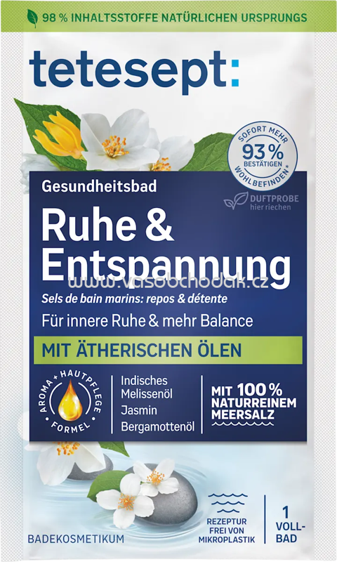 tetesept Badesalz Ruhe & Entspannung, 80 g tetesept Badesalz Ruhe & Entspannung, 80 g