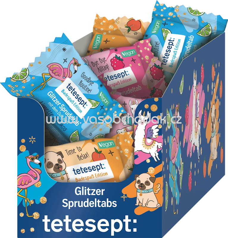 tetesept Badezusatz Glitzer Sprudeltab, 22 g tetesept Badezusatz Glitzer Sprudeltab, 22 g