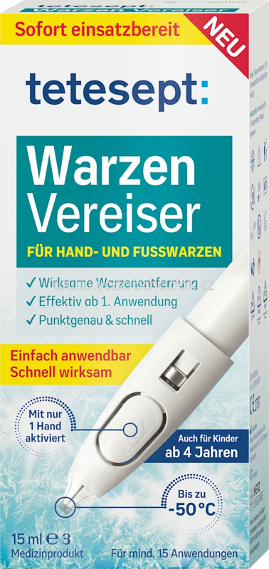 tetesept Warzen Vereiser, 15 ml tetesept Warzen Vereiser, 15 ml