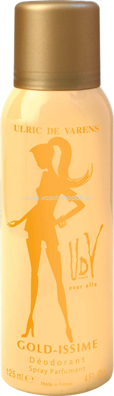 ULRIC DE VARENS Deo Naturalspray pour elle Gold Issime, 125 ml ULRIC DE VARENS Deo Naturalspray pour elle Gold Issime, 125 ml