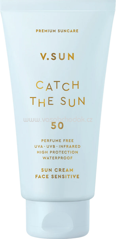 V.SUN Sonnencreme Gesicht, 'catch the sun' sensitiv, LSF 50, 75 ml V.SUN Sonnencreme Gesicht, 'catch the sun' sensitiv, LSF 50, 75 ml