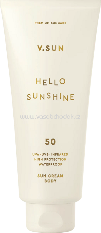 V.SUN Sonnenmilch "hello sunshine", LSF 50, 200 ml V.SUN Sonnenmilch "hello sunshine", LSF 50, 200 ml