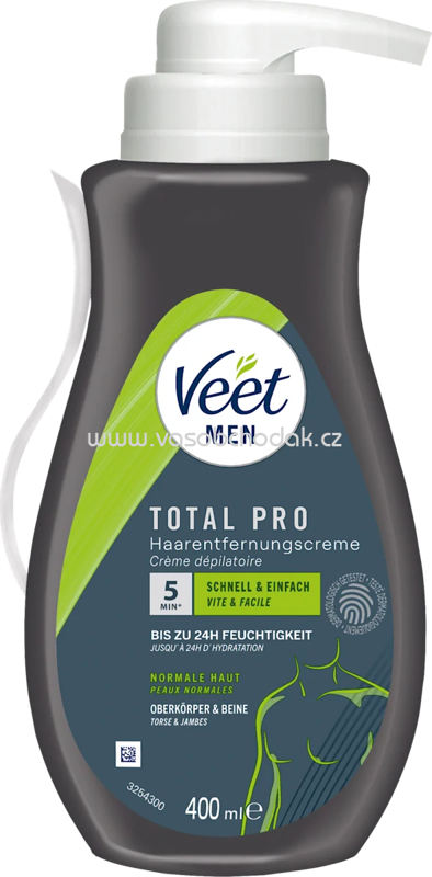 Veet MEN Haarentfernungscreme Sensitive, 400 ml Veet MEN Haarentfernungscreme Sensitive, 400 ml