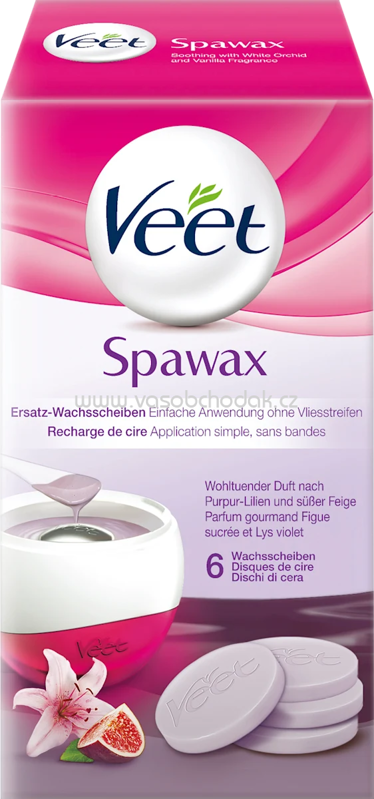 Veet Veet Spawax Ersatz-Wachsscheiben, 6 St Veet Veet Spawax Ersatz-Wachsscheiben, 6 St