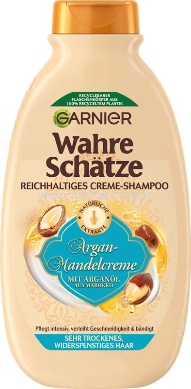 Wahre Schätze Shampoo Argan Mandelcreme, 300 ml