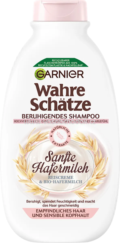 Wahre Schätze Shampoo Sanfte Hafermilch, 300 ml Wahre Schätze Shampoo Sanfte Hafermilch, 300 ml