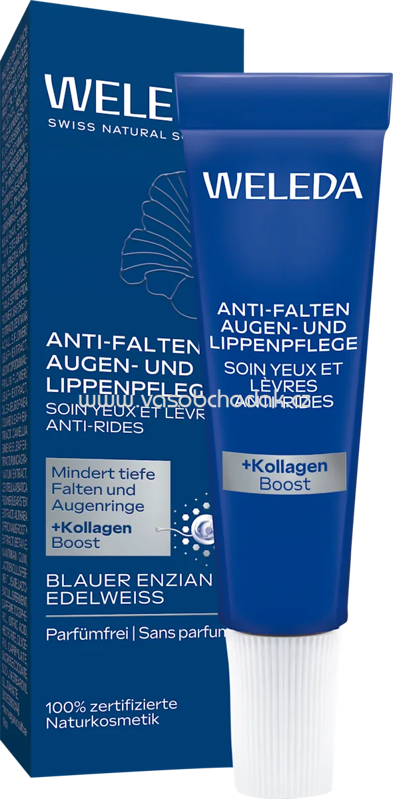 WELEDA Augen- und Lippenpflege Anti-Falten, 10 ml