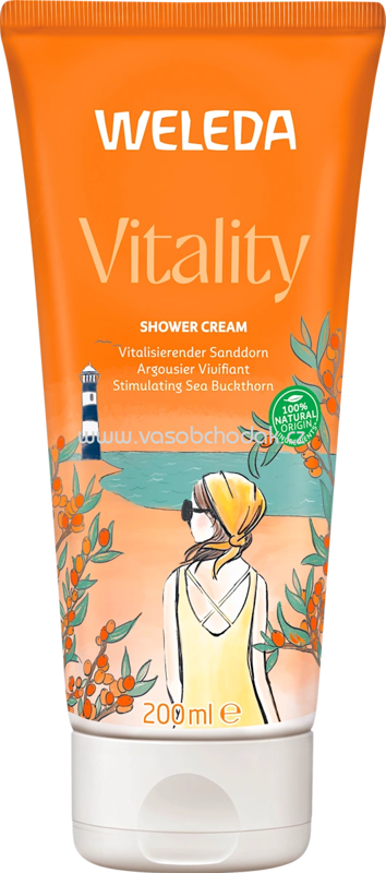 WELEDA Cremedusche Vitality Sanddorn, 200 ml
