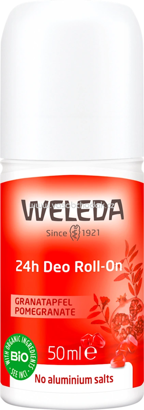 WELEDA Deo Roll On Deodorant Granatapfel, 50 ml