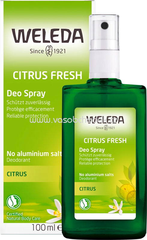 WELEDA Deo Zerstäuber Citrus, 100 ml