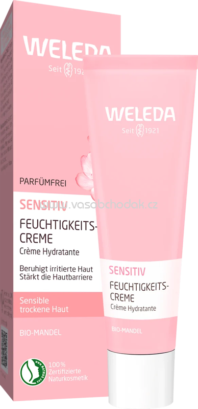 WELEDA Feuchtigkeitscreme Leicht Sensitiv Mandel, 30 ml