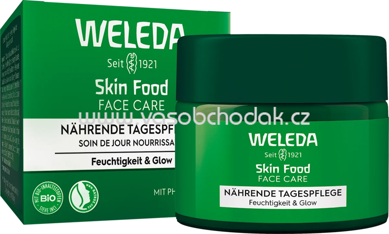 WELEDA Gesichtscreme Skin Food Feuchtigkeit & Glow, 40 ml