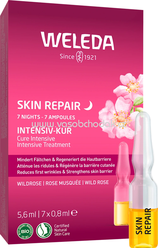 WELEDA Intensiv-Kur Ampullen Wildrose (7 x 0,8ml), 5,6 ml