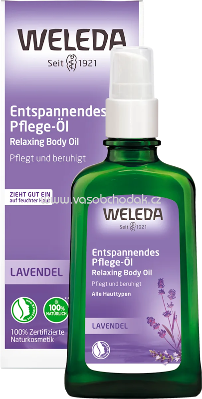 WELEDA Körperöl Lavendel-Entspannungs-Öl, 100 ml