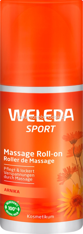 WELEDA Massage Roll-on Arnika Sport, 75 ml